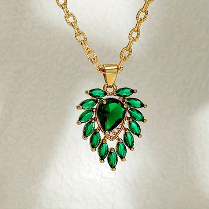 Collier Matilde en émeraude | Or
