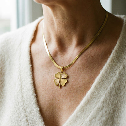 Collier trèfle | Or
