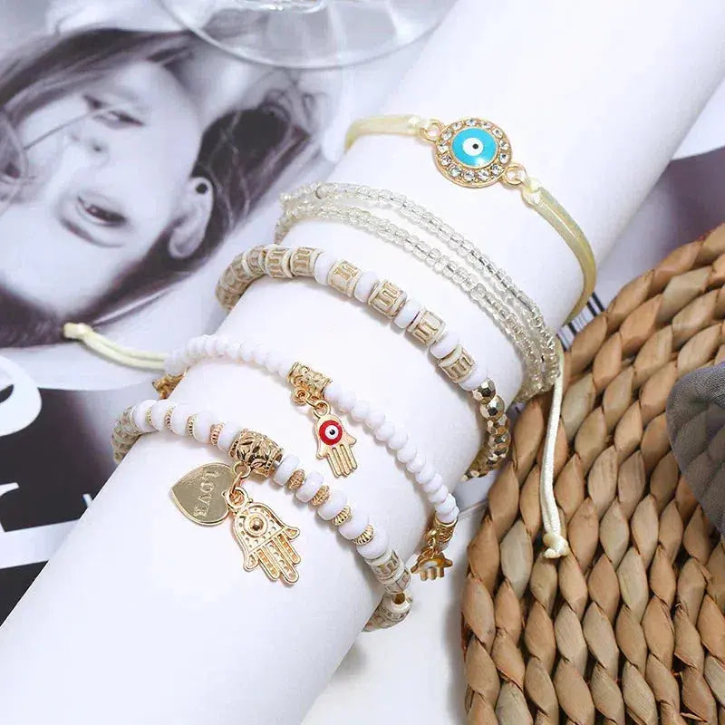 Set de bracelets hamsa | Or