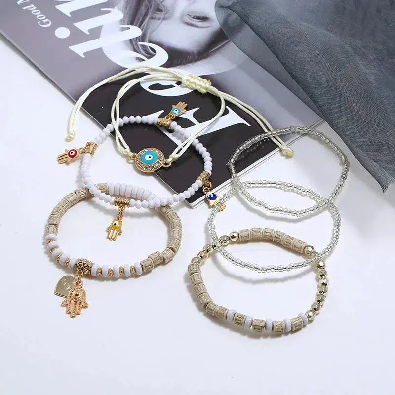 Set de bracelets hamsa | Or
